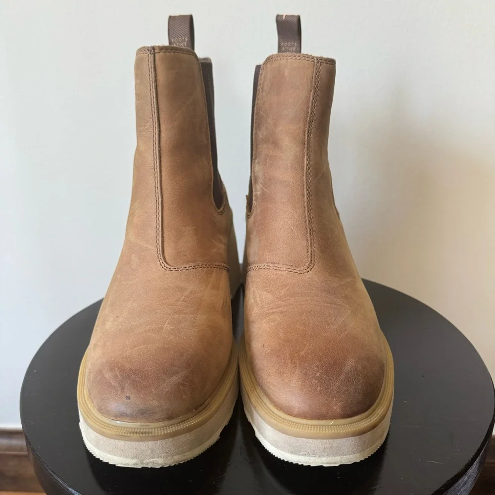Sorel Hi-Line™ Heel Chelsea Brown Umber Boots Size 9.5 Women’s - Picture 3 of 8